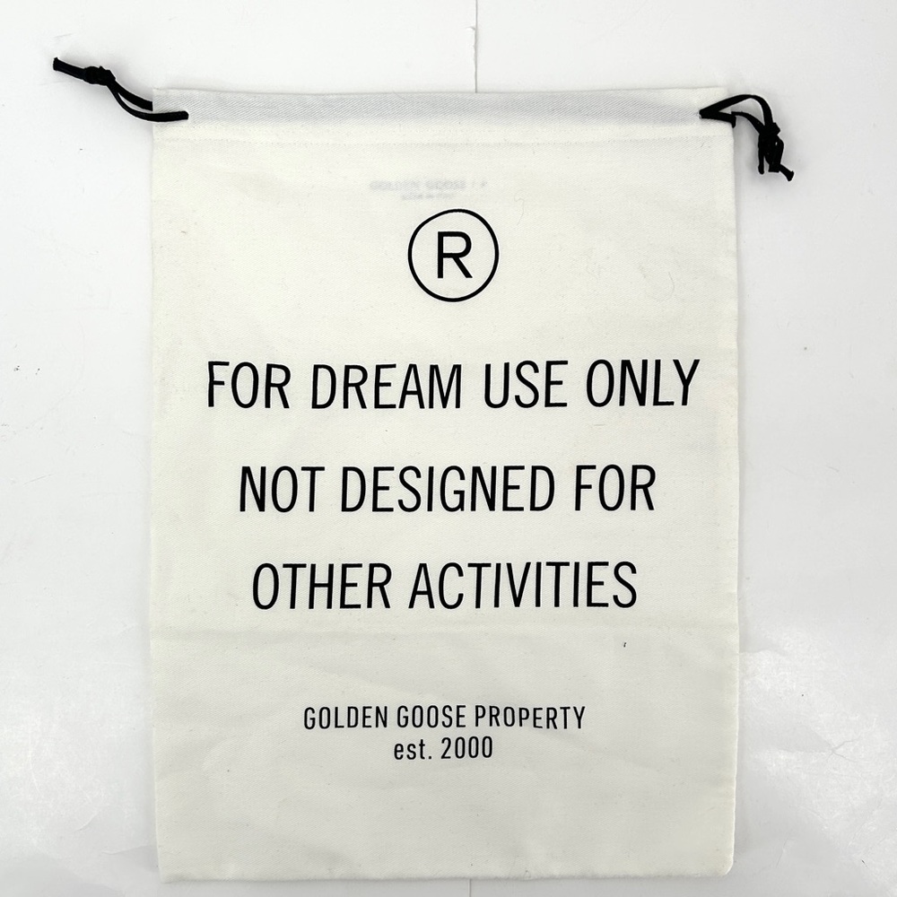 Golden Goose drawstring dust bag